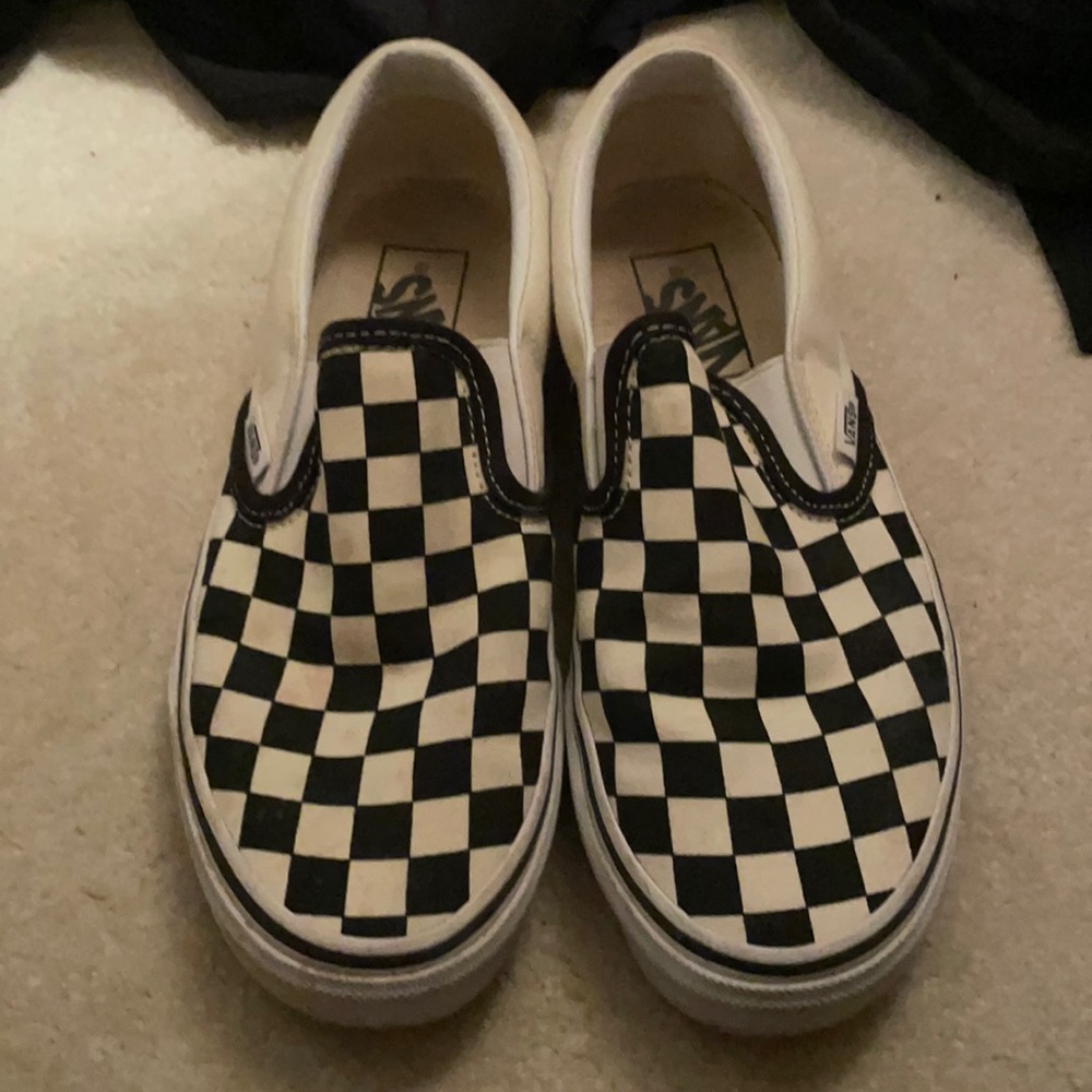 Vans - black and white